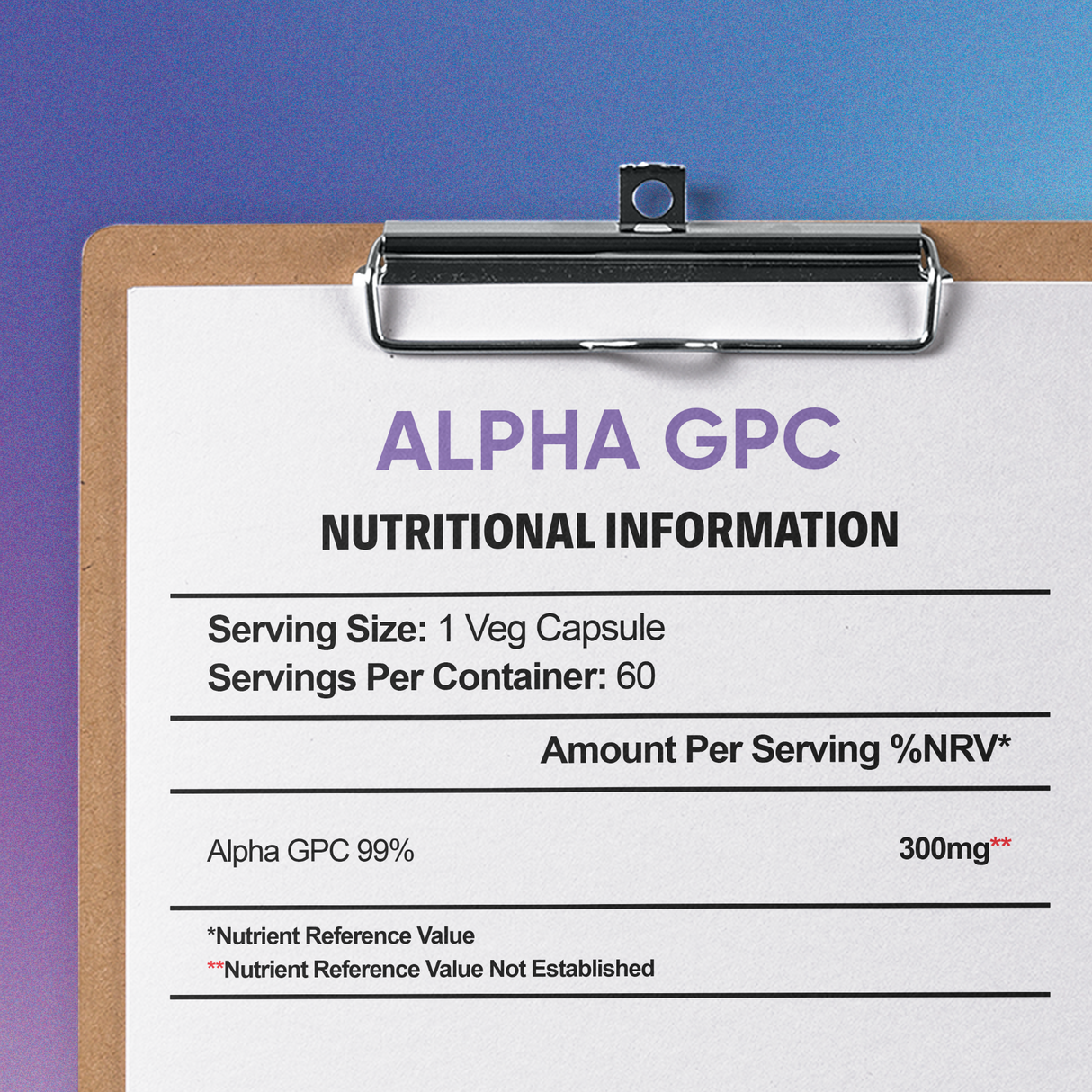 Alpha GPC Supplement UK