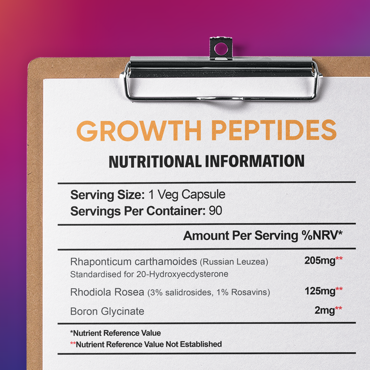 Growth Peptides Supplement