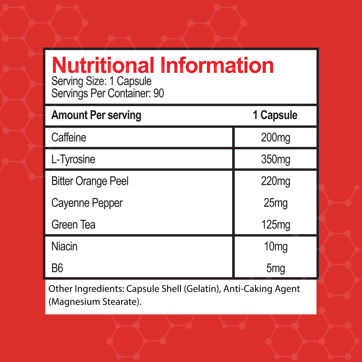 Energy Weight Loss Supplement